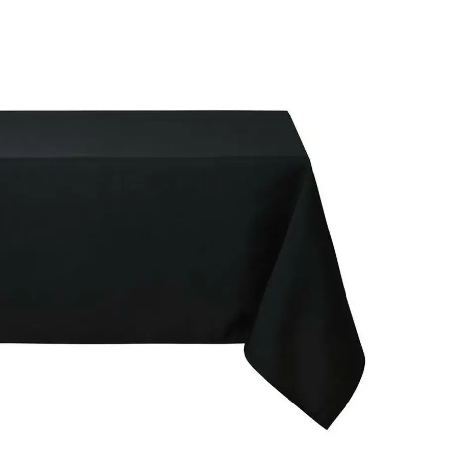 Stof Textile Tafelkleed - 145 x 240 cm - zwart - Tafellaken