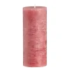 Stompkaars rustiek Sfeer - oudroze - 17 cm