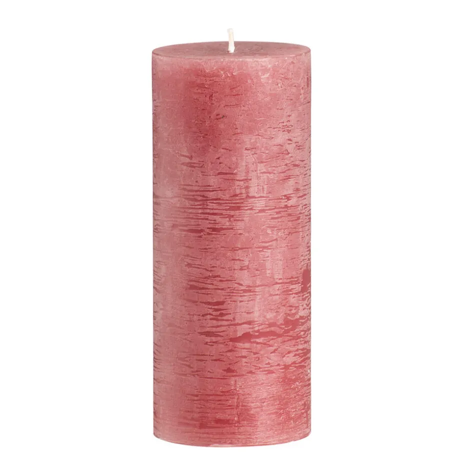 Stompkaars rustiek Sfeer - oudroze - 17 cm