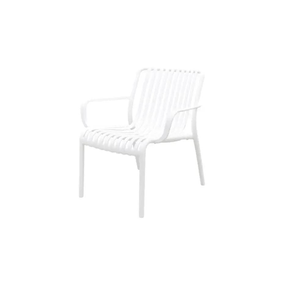 Stripe Loungestoel - Wit