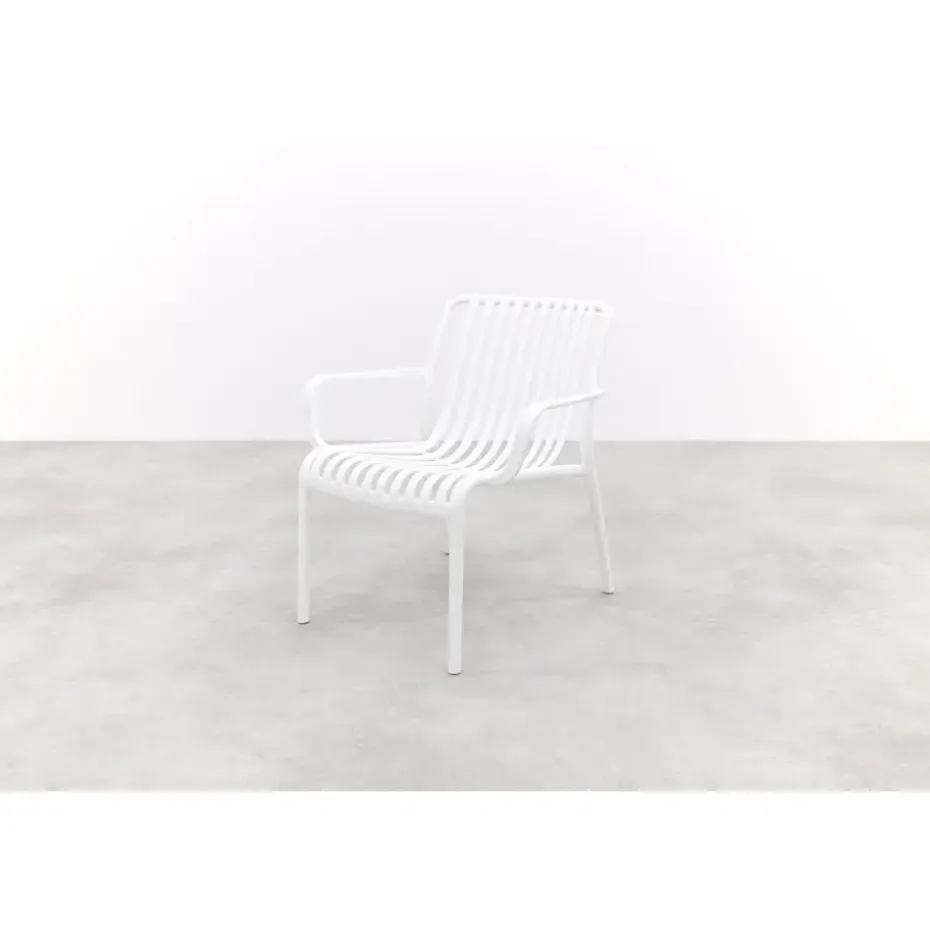 Stripe Loungestoel - Wit