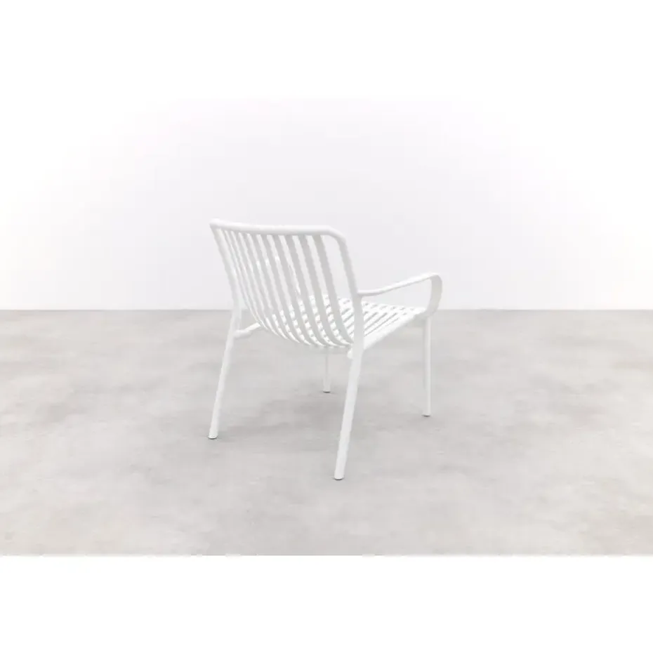 Stripe Loungestoel - Wit