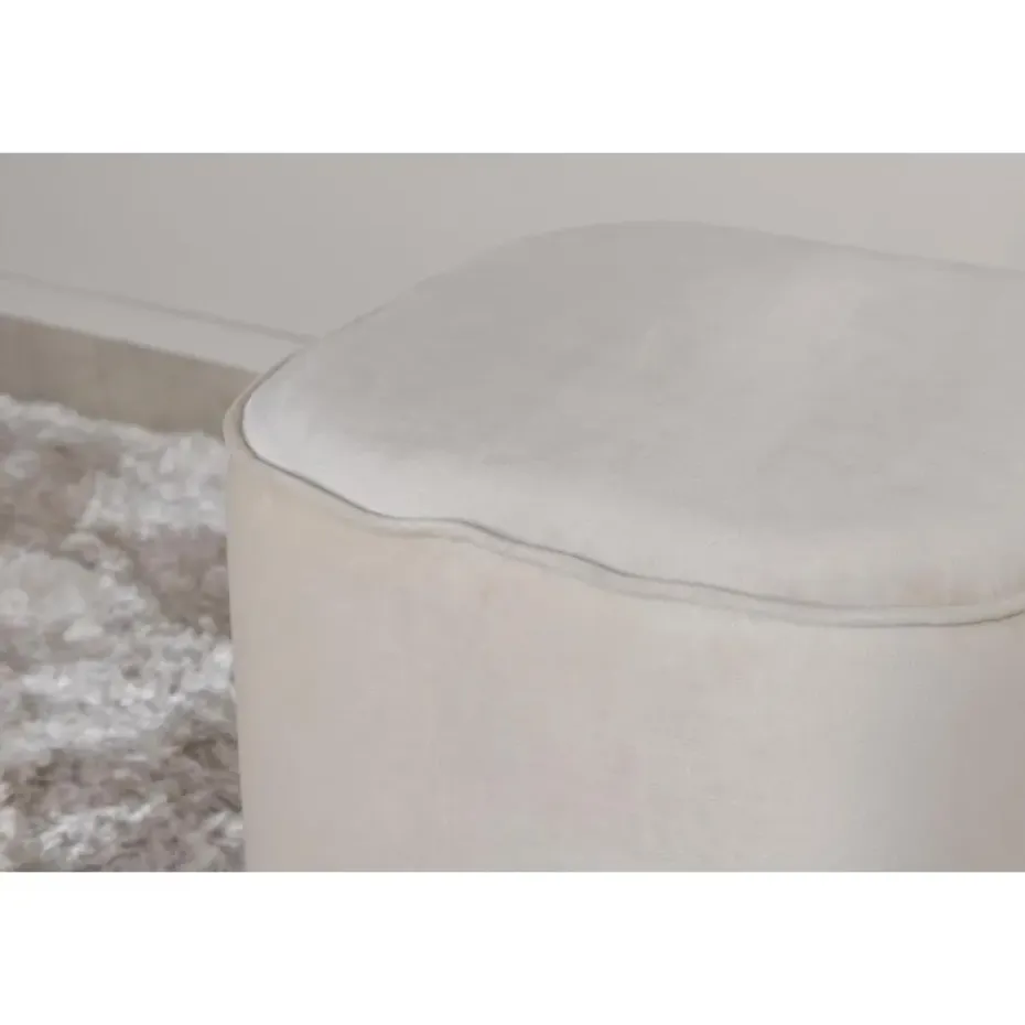 Svea - Arlo poef - velvet - beige