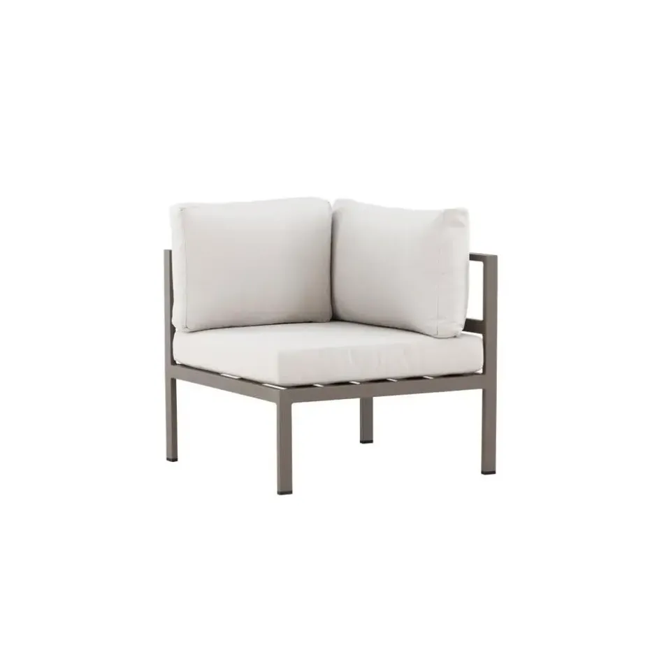 Svea - Diego bank module hoek - bruin/beige