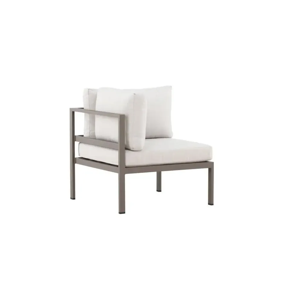 Svea - Diego bank module hoek - bruin/beige