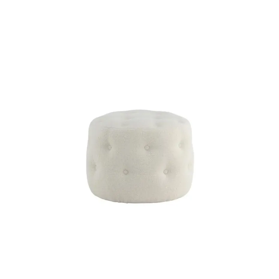 Svea - Juno hocker - teddy - wit