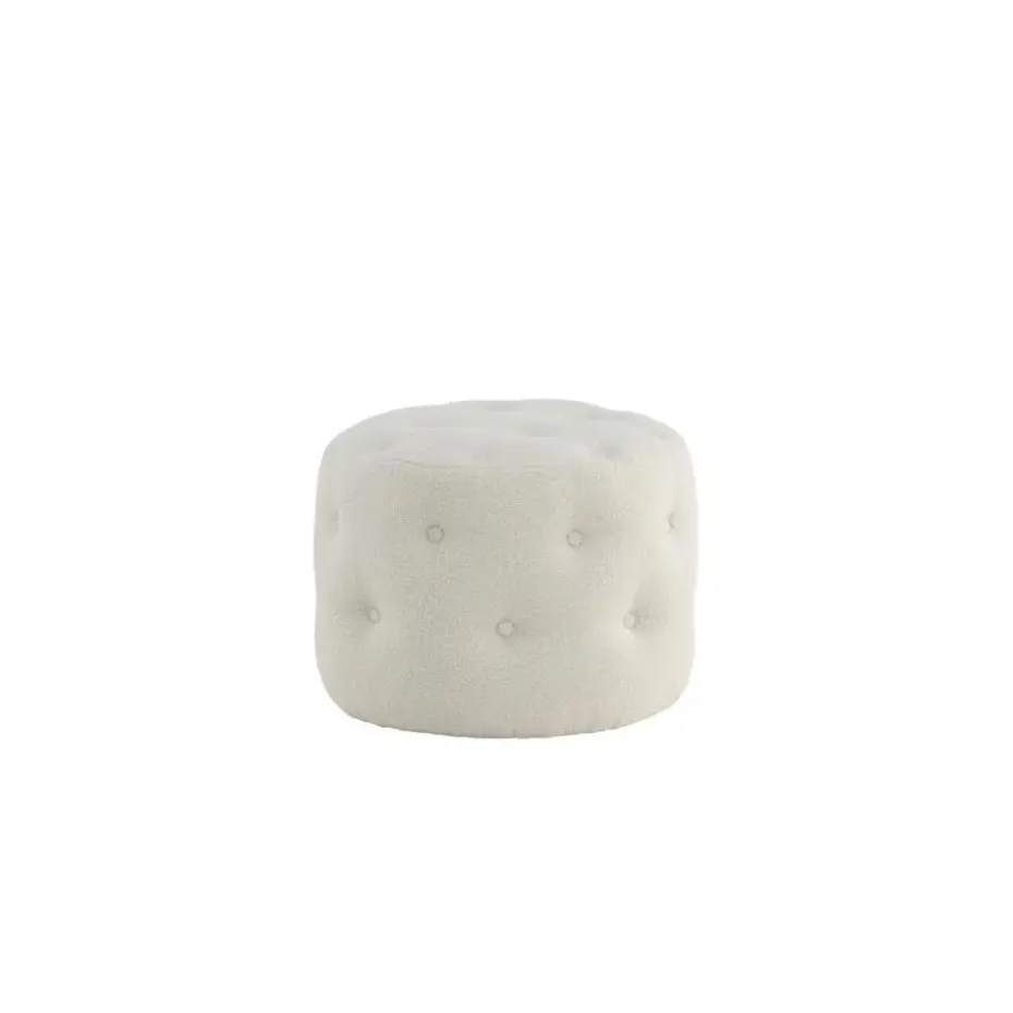 Svea - Juno hocker - teddy - wit