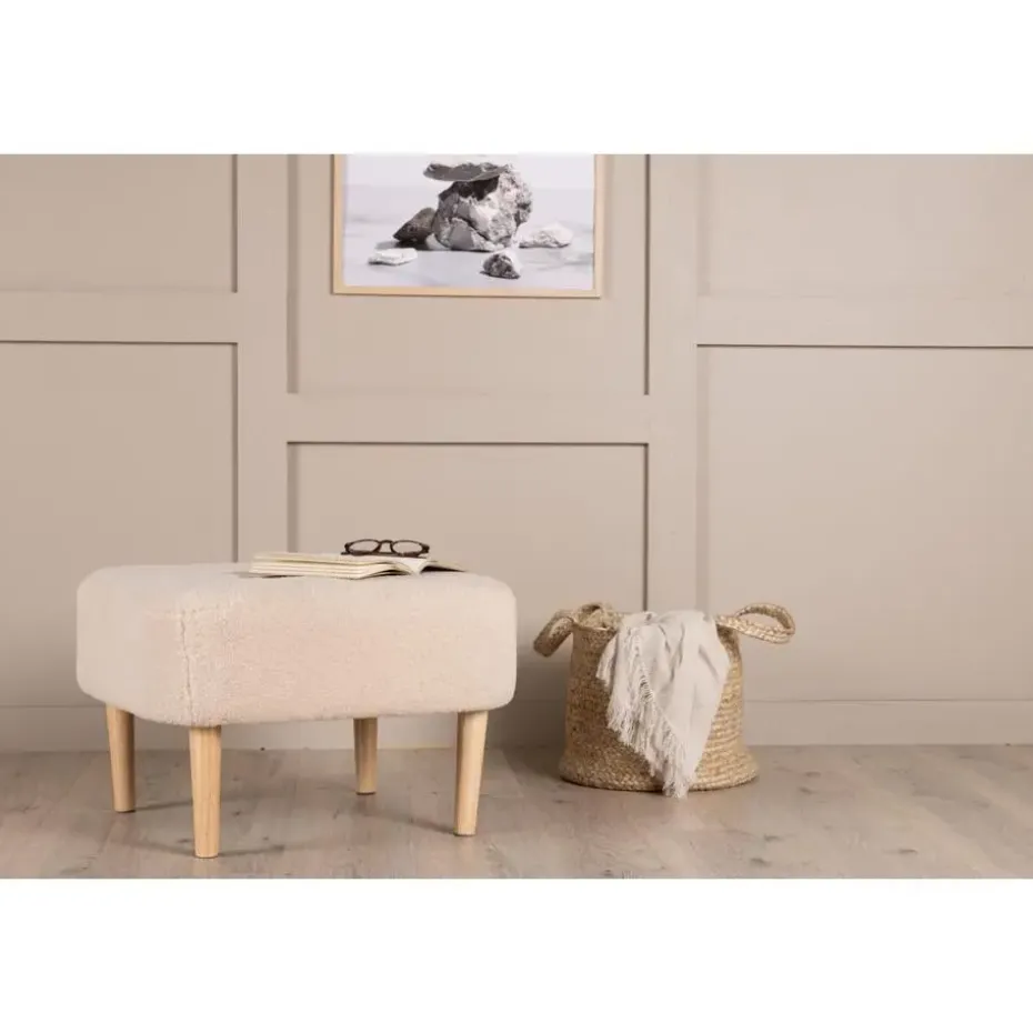 Svea - Kai poef - teddy - beige