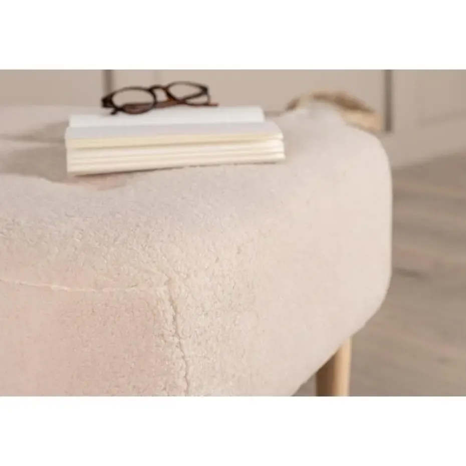 Svea - Kai poef - teddy - beige