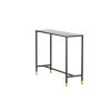 Svea - Leon sidetable - 100 cm - zwart/goud