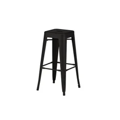 Svea - Metpe barkruk 76 cm - zwart