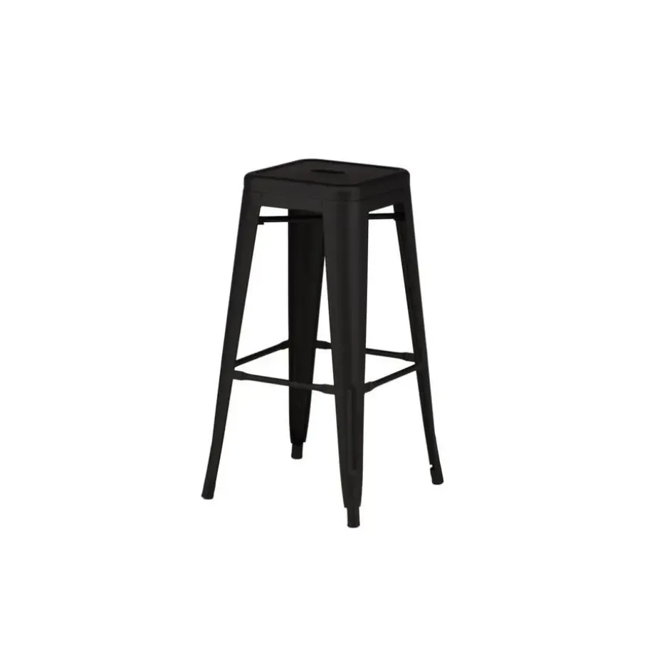 Svea - Metpe barkruk 76 cm - zwart