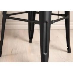 Svea - Metpe barkruk 76 cm - zwart