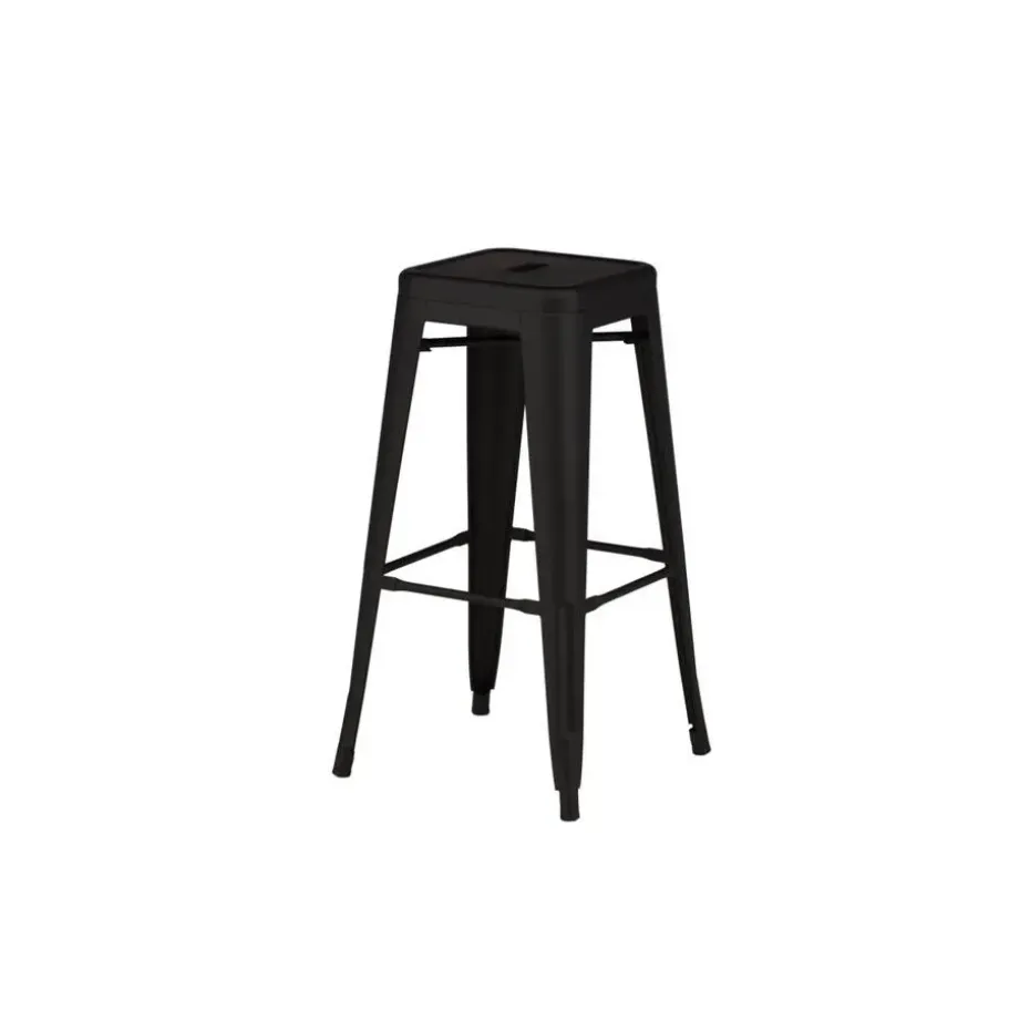 Svea - Metpe barkruk 76 cm - zwart