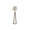 Svea - Nala vloerlamp - 160 cm - linnen - espresso