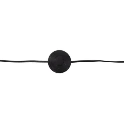 Svea - Nala vloerlamp - 160 cm - linnen - zwart