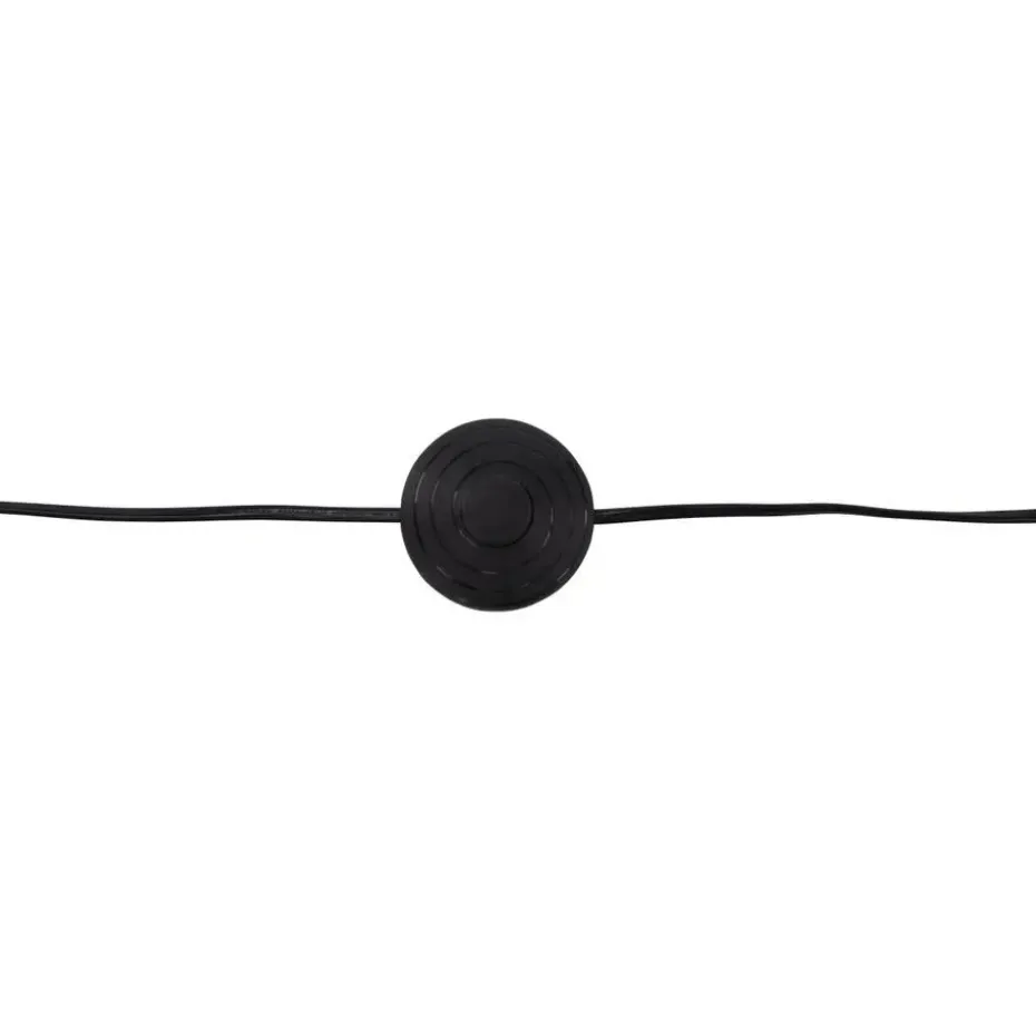 Svea - Nala vloerlamp - 160 cm - linnen - zwart
