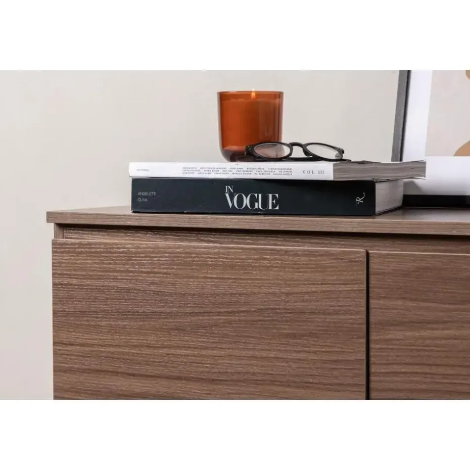 Svea - Niko dressoir - 138 cm - walnoot