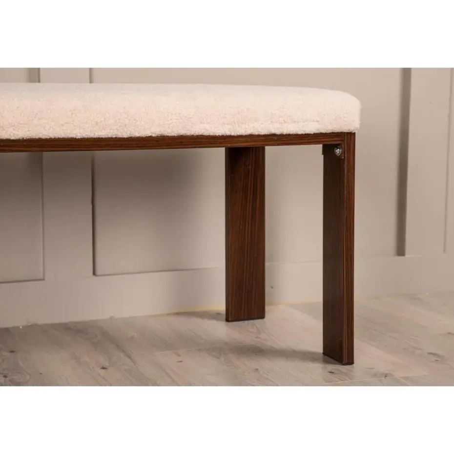 Svea - Noemi eetkamerbank - teddy - 120 cm
