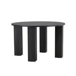 Svea - Noémie ronde eettafel - ø120 cm - zwart