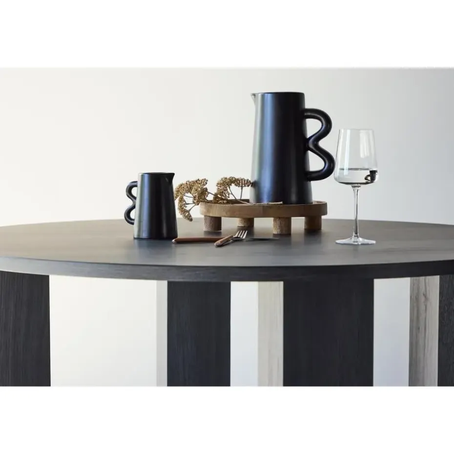 Svea - Noémie ronde eettafel - ø120 cm - zwart