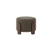 Svea - Nova hocker - boucle - donkergrijs