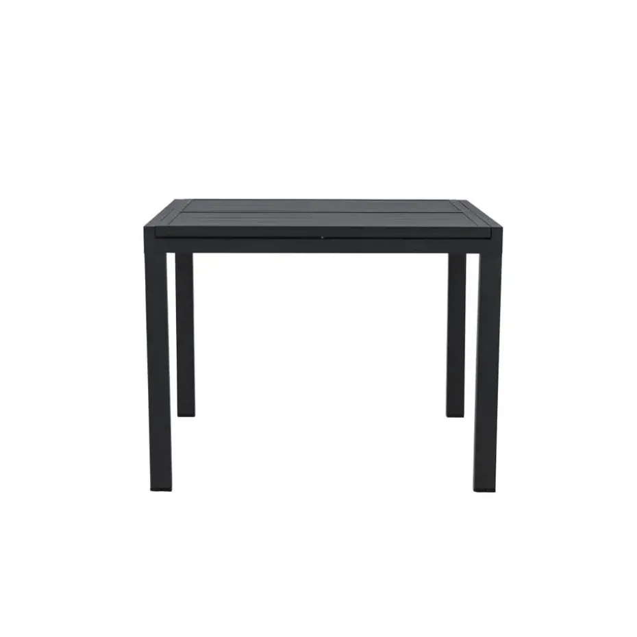 Svea - Pavel tuintafel uitschuifbaar - 160/240 x 100x75 cm - zwart