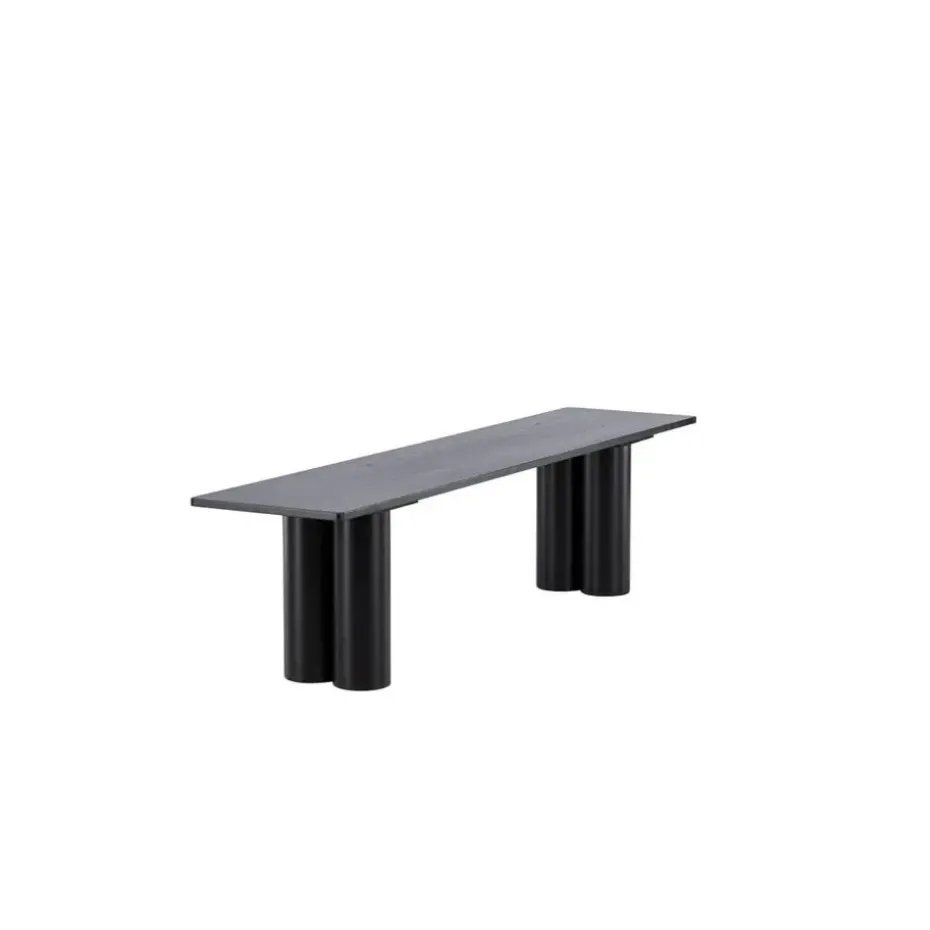 Svea - Rova eetkamerbank - 180 cm - zwart