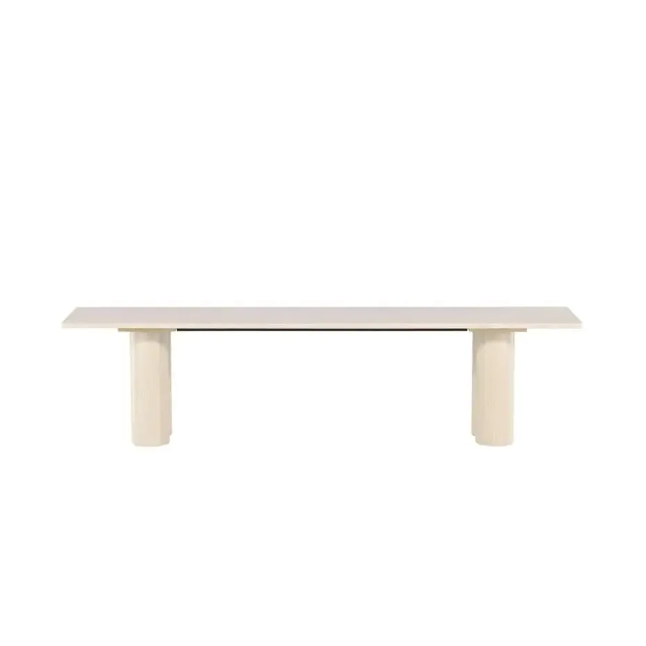 Svea - Rova eetkamerbank - 180 cm - whitewash