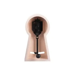Tafelklok Pendulum - Roze - 25x14x25cm