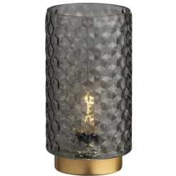 Tafellamp Cordoba LED - grijs - 20xØ10,5 cm