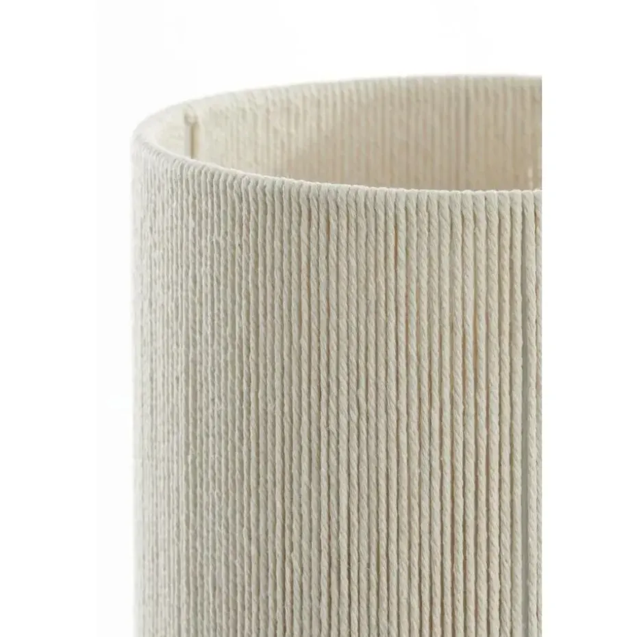 Tafellamp Dania - Crème/Naturel - Ø22.5x50cm