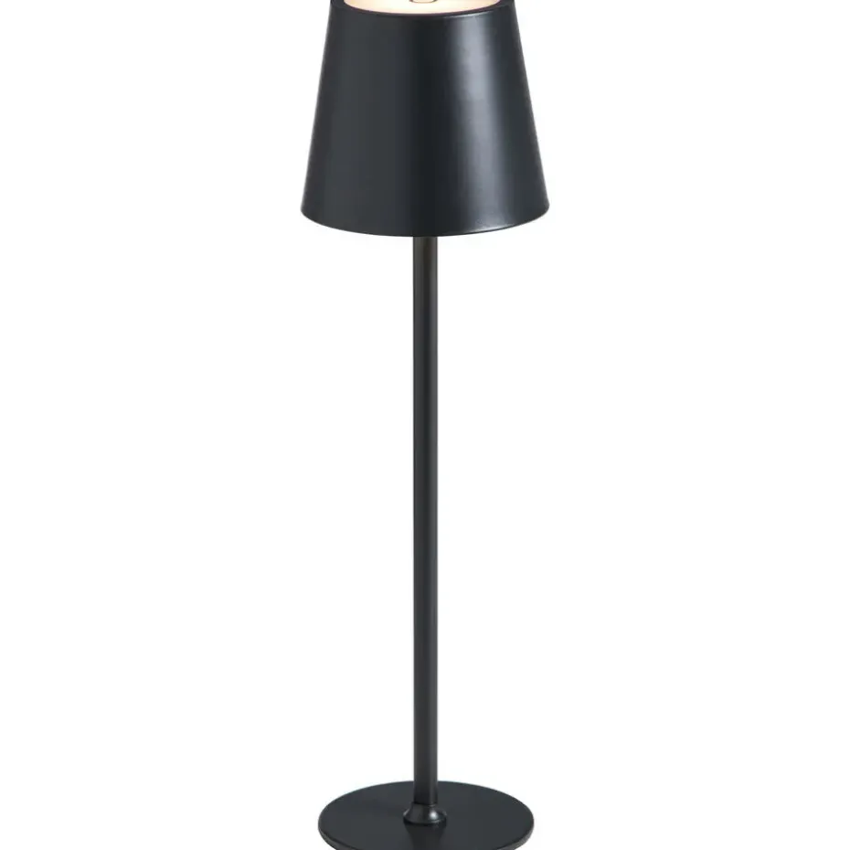 Tafellamp Lev grijs USB LED