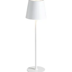Tafellamp Lev wit USB LED