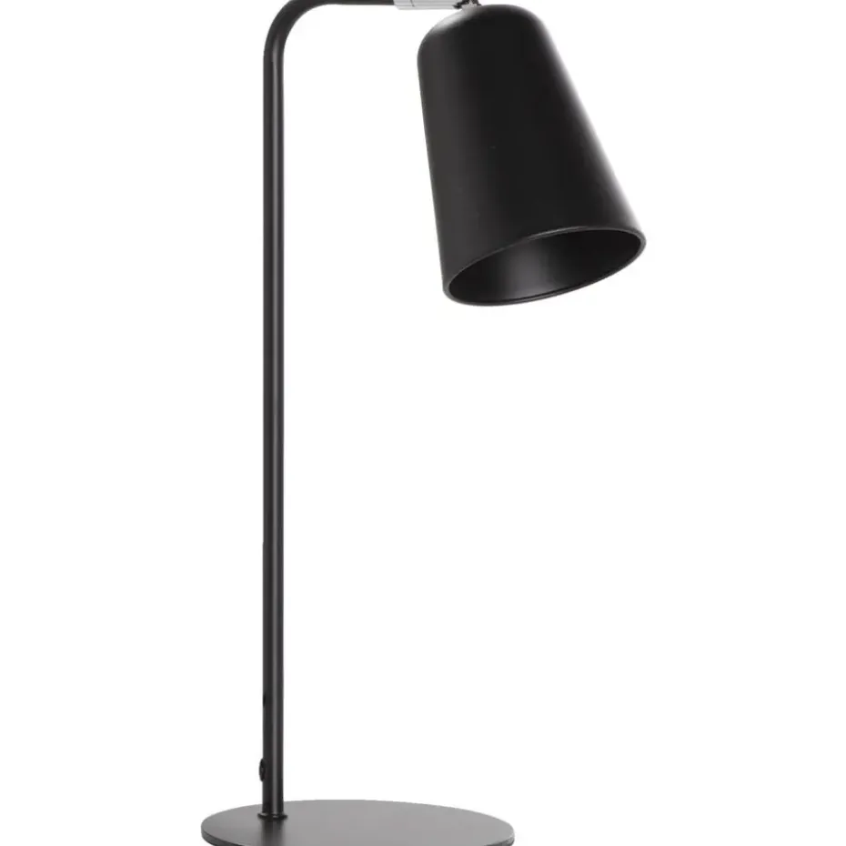 Tafellamp Mels zwart metaal 47,5xØ16 cm