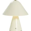Tafellamp Nami - off-white metaal - 26,5xØ19,5 cm