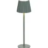 Tafellamp Scotti groen USB LED