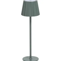 Tafellamp Scotti groen USB LED