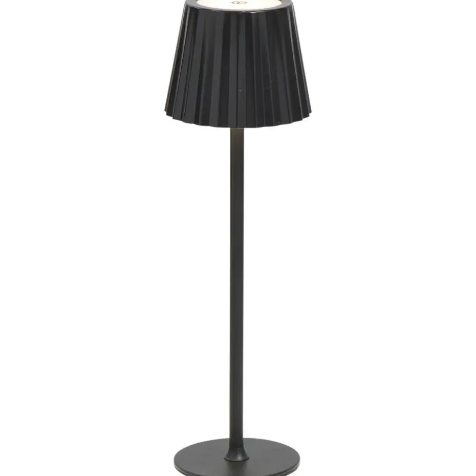 Tafellamp Scotti zwart USB LED