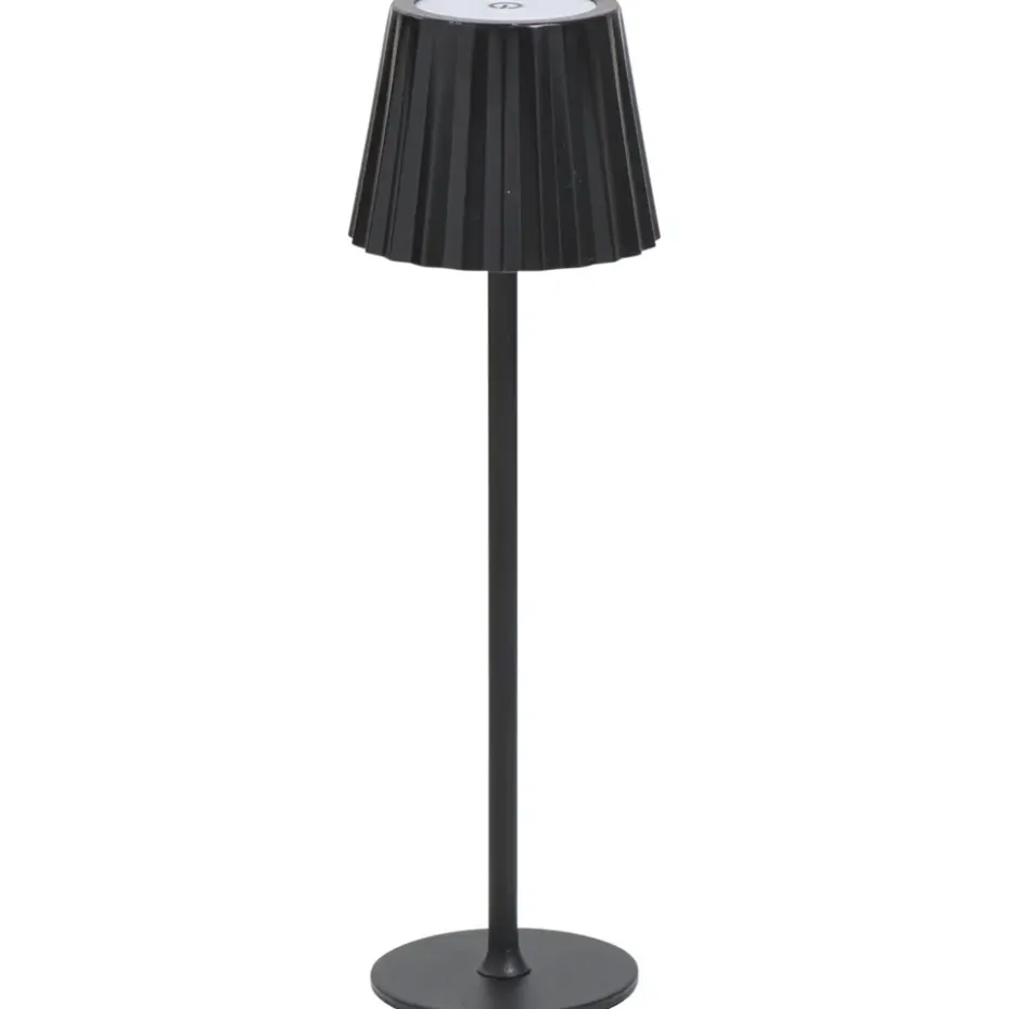 Tafellamp Scotti zwart USB LED