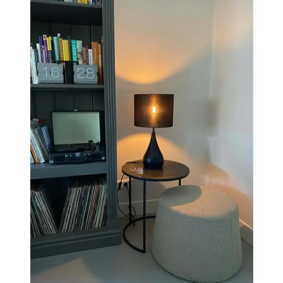 Tafellamp Svante - Zwart - Ø28cm