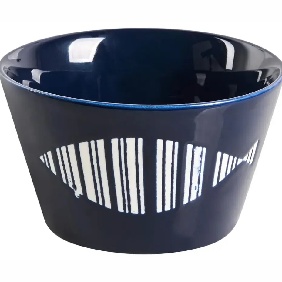 TAMARIND - 16-delige serviesset - Wit/Blauw - Porselein