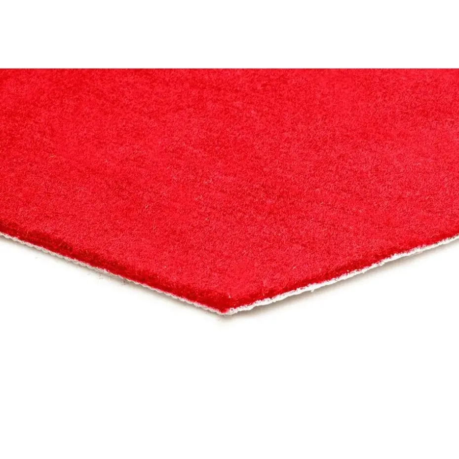 Tapijt loper Dakar - Breedte 100 cm - 5 mm dik - Rood