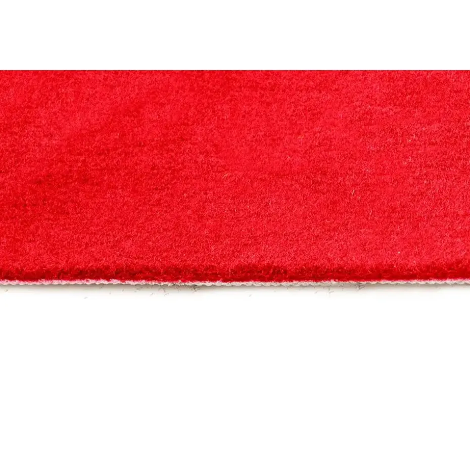 Tapijt loper Dakar - Breedte 100 cm - 5 mm dik - Rood