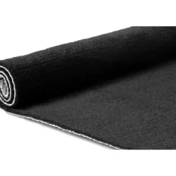 Tapijt loper Dakar - Breedte 200 cm - 5 mm dik - Zwart