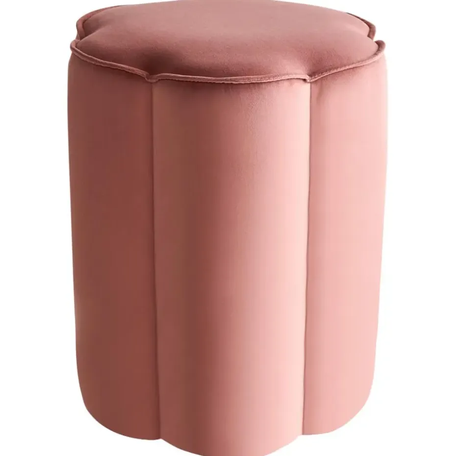 TAPPEN - Poef - Roze - Fluweel