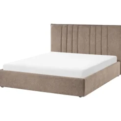 TARASCON - Tweepersoonsbed - Taupe - 140 x 200 cm - Stof