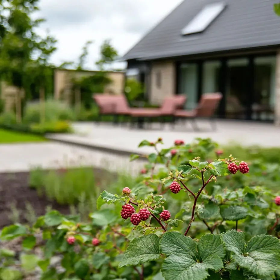 Taybessenplant - Set van 3 - Rubus 'Tayberry' - Hoogte 25-40cm - ⌀9cm