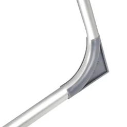 tectake 4 aluminium tuinstoel inklapbaar met hoofdsteun, Grijs