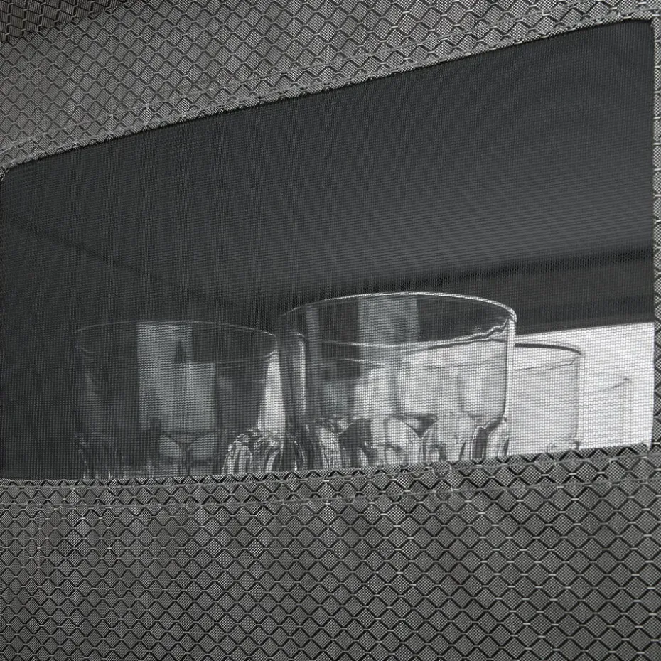 tectake - Campingkeuken 97x47,5x78cm, Grijs